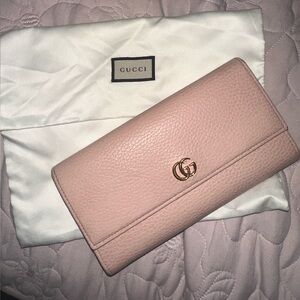 Gucci Pink Leather Wallet